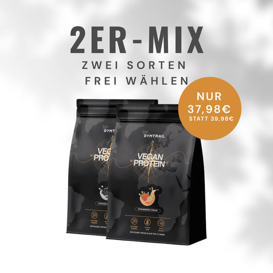 2er-Mix Veganes Proteinpulver