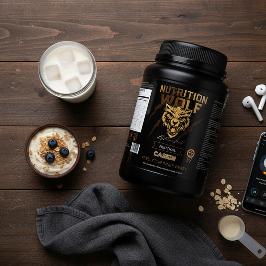 Nutrition Wolf Casein Pulver 1000g Langsam verdauliches Protein für Muskelaufbau – Detailansicht