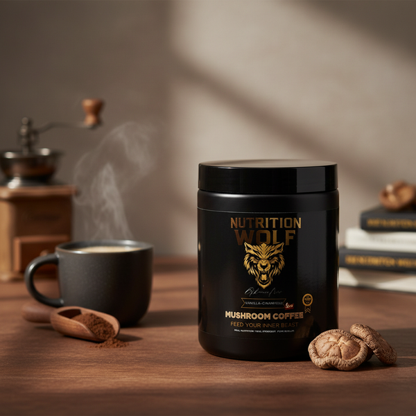 Nutrition Wolf Mushroom Coffee 300 g – Adaptogene für Fokus, Energie & Balance