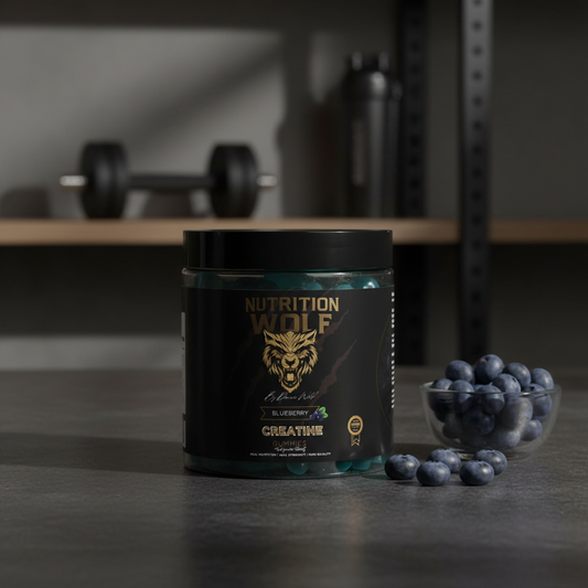 Nutrition Wolf Kreatin Gummies 60-120 Stk – 5 g Creatin pro Portion, ohne Pulver – Detailansicht