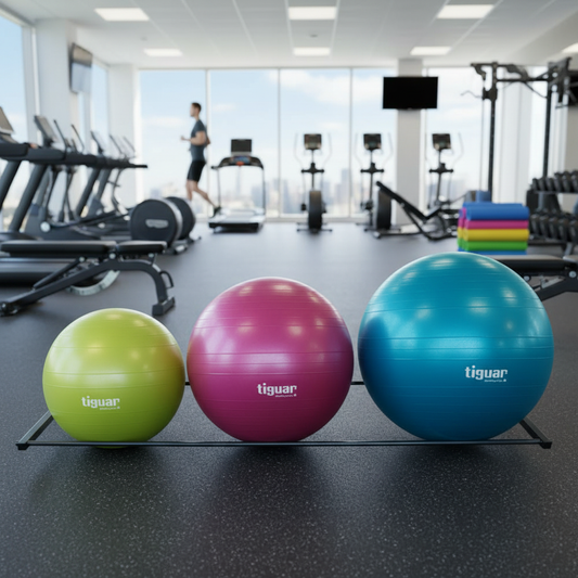 Body Ball Hanger Modular – Halter für 3 Gymnastikbälle Ø 55–75 cm