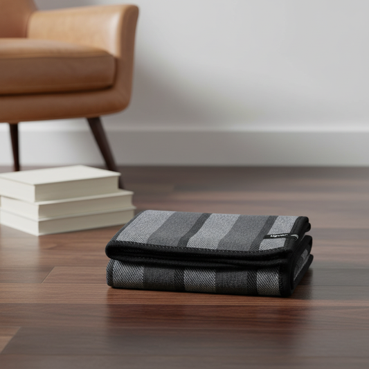 Yoga Blanket – Nachhaltige Yogadecke aus recycelten Materialien – Seitenansicht