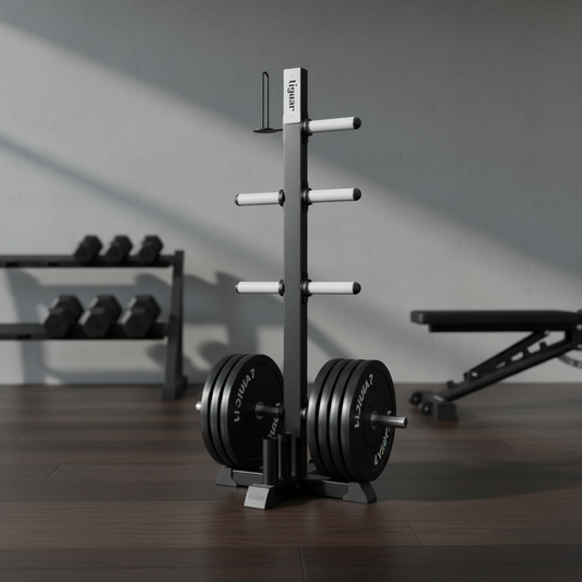 PU Weight Plate Rack – kompakter Profi-Plattenständer