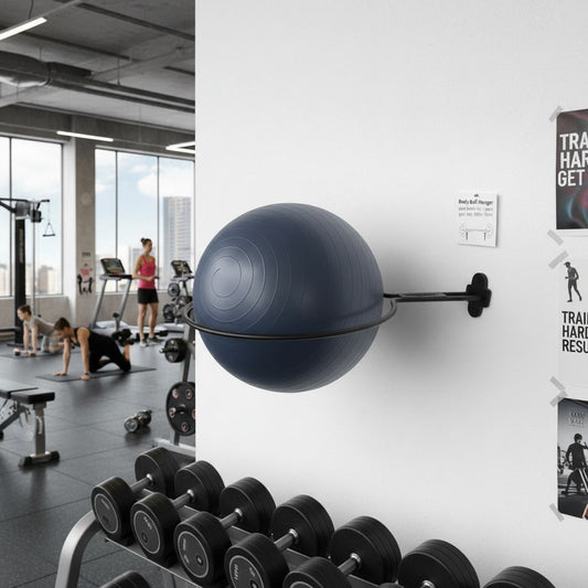 Body Ball Hanger – Wandhalterung für 1 Gymnastikball Ø 50–75 cm