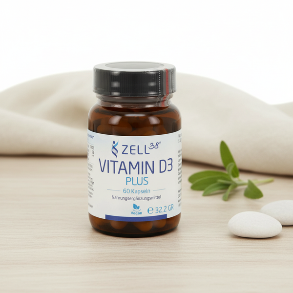Vitamin D3 Plus – 60 Kapseln für Knochen, Muskeln & Immunsystem