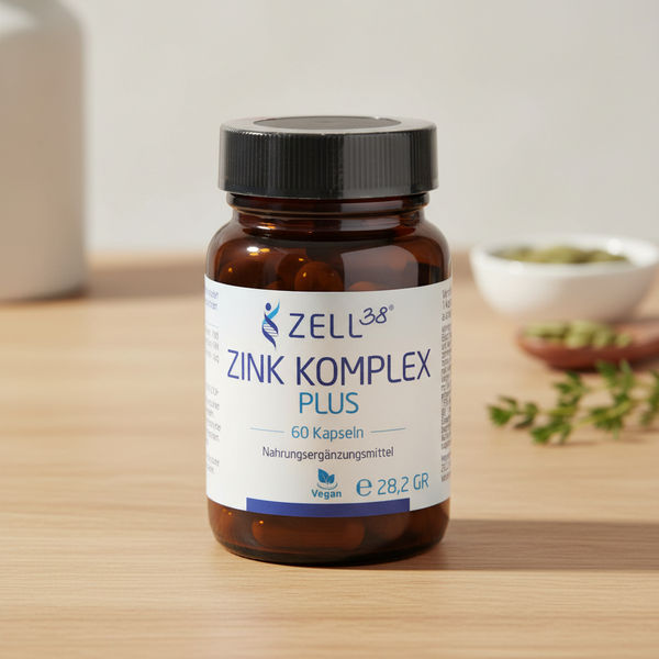 Zink Komplex Plus 30 mg – 60 Kapseln für Immunsystem & Haut
