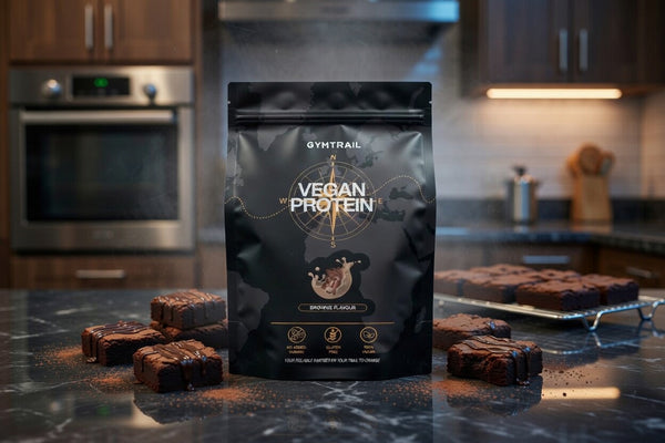 Pflanzliches Protein - Schokolade Brownie