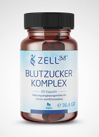 Blutzucker Komplex – Ausgewählte Mikronährstoffe & Pflanzenextrakte für einen stabilen Blutzuckerspiegel 60 Kapseln Default Title