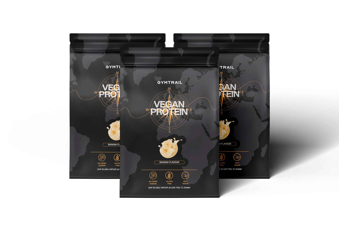 GYMTRAIL® Veganes Eiweißpulver Erbsenprotein Birkenzucker