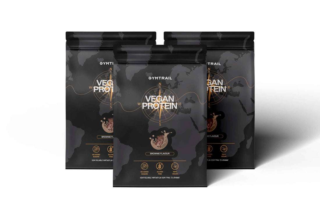 GYMTRAIL® Veganes Eiweißpulver Erbsenprotein Birkenzucker