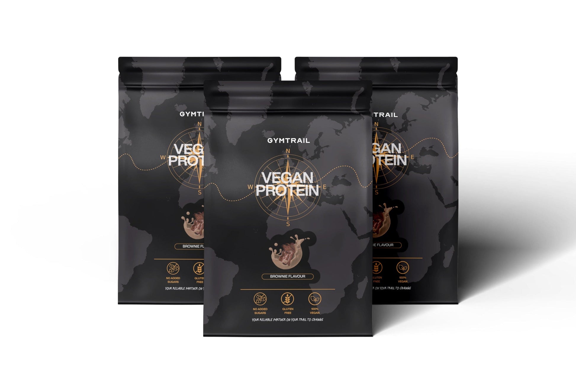 GYMTRAIL Veganes Eiweißpulver - Brownie