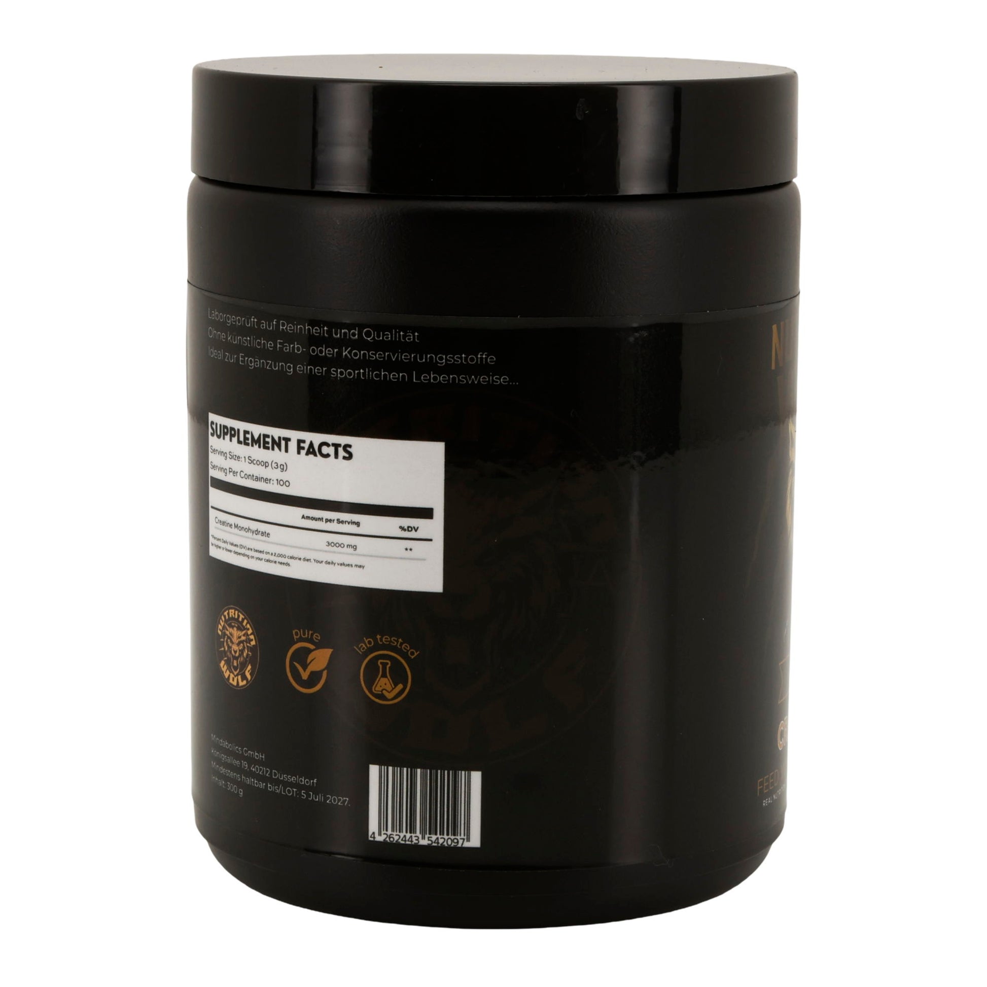 Creatine Monohydrate 300g Kraft, Leistung & schnelle Regeneration