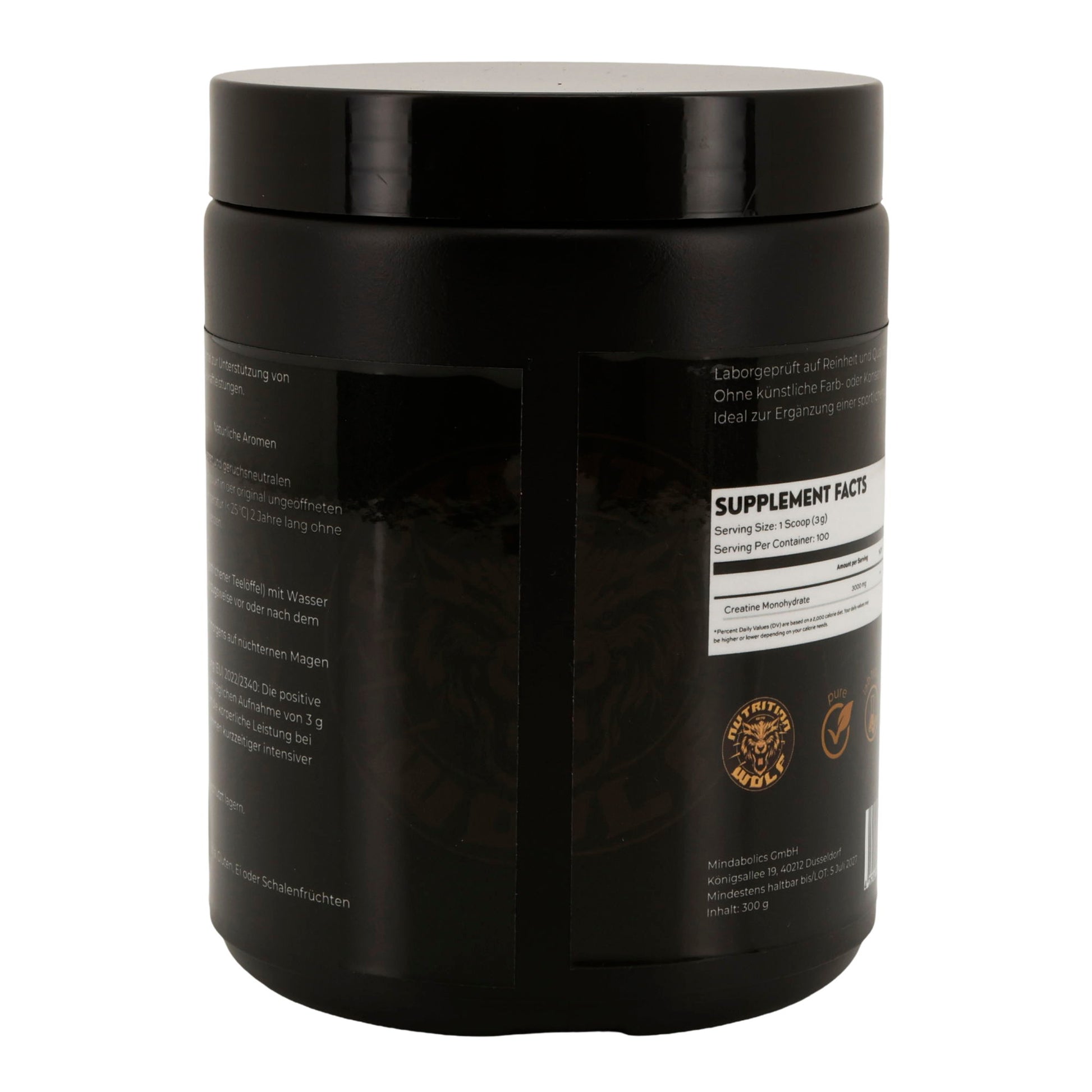 Creatine Monohydrate 300g Kraft, Leistung & schnelle Regeneration