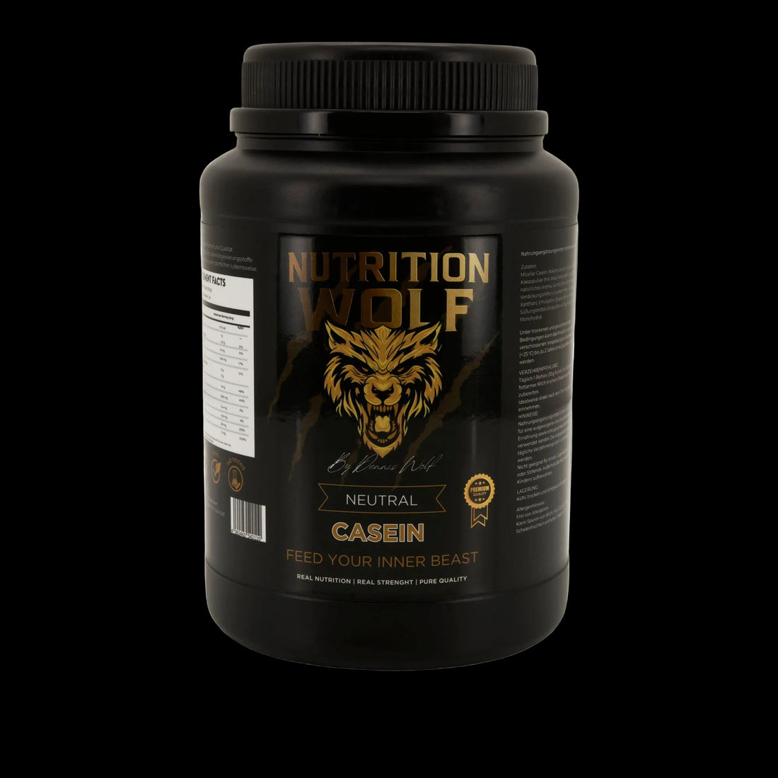 Casein Pulver 1000g Langsam verdauliches Protein für Muskelaufbau Neutral