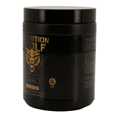 Greens Pulver 300 g, Superfood-Mix mit Spirulina & Antioxidantien