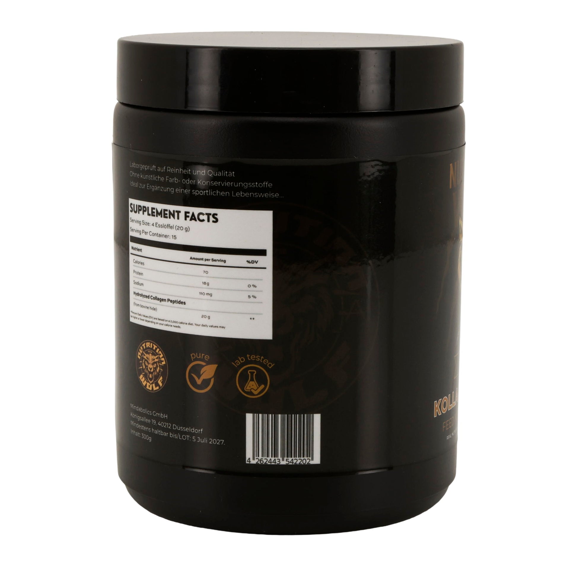 Kollagen Peptide Pulver 400 g – Haut, Gelenke & Regeneration
