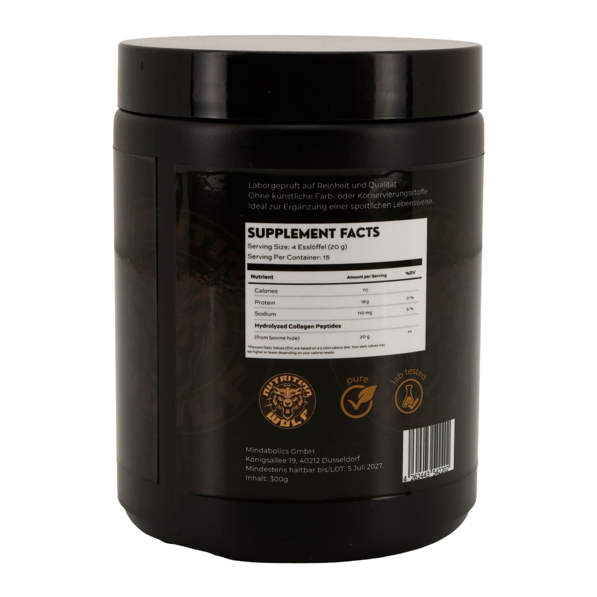 Kollagen Peptide Pulver 400 g – Haut, Gelenke & Regeneration