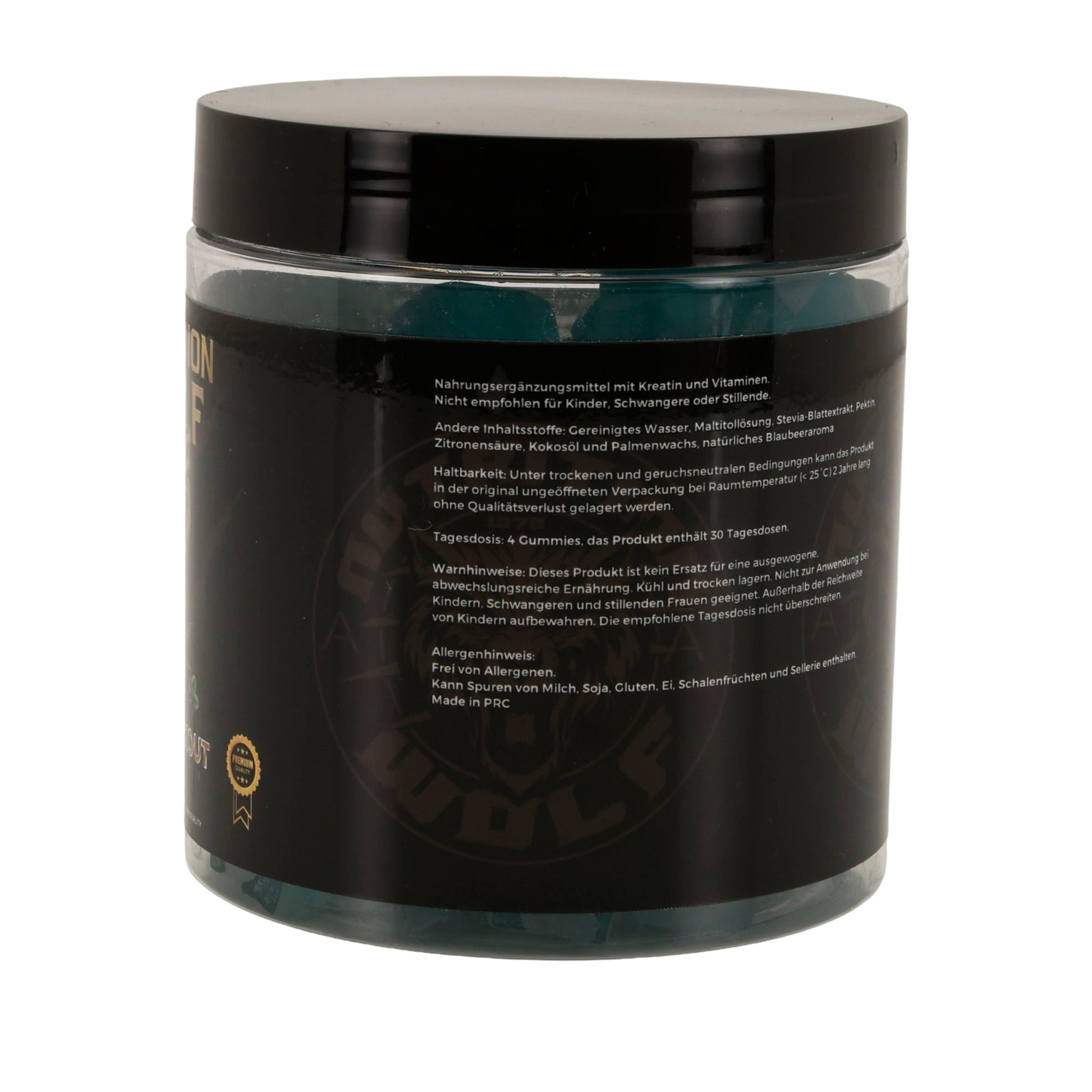 Pre-Workout 120 Gummies – Kreatin, Koffein & Beta-Alanin für Power