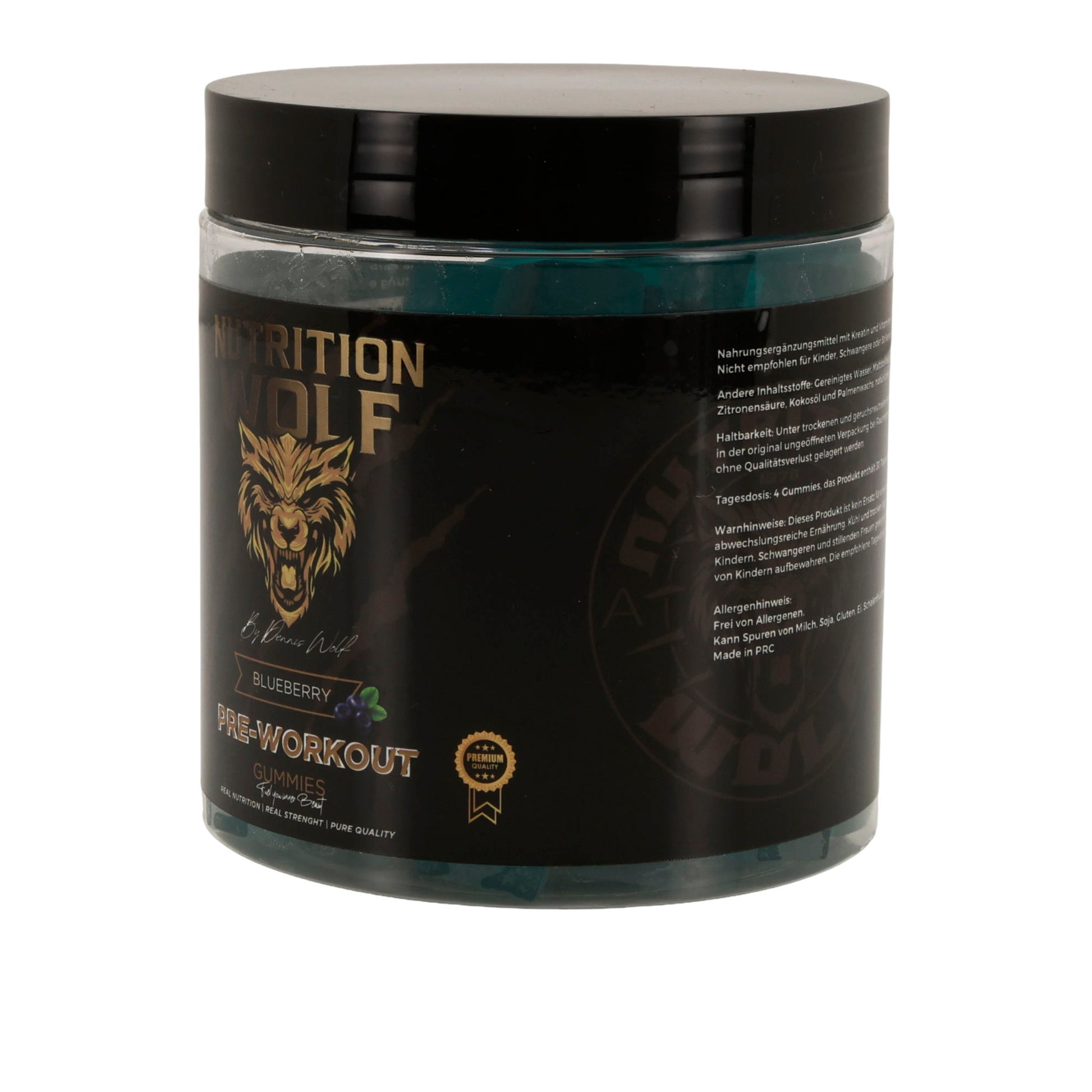 Pre-Workout 120 Gummies – Kreatin, Koffein & Beta-Alanin für Power