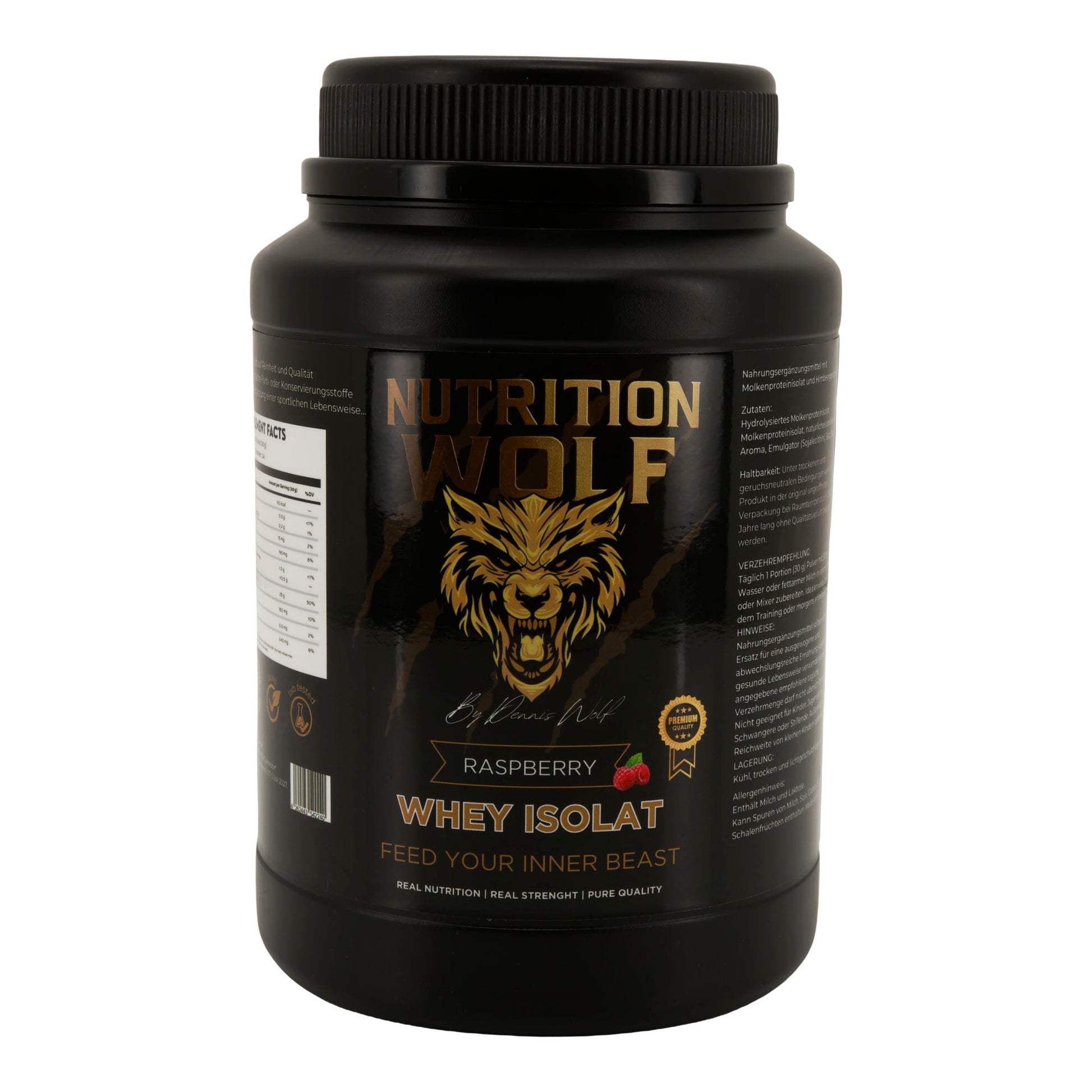 Whey Isolat 1000g Reines Proteinpulver für Muskelaufbau & Fitness