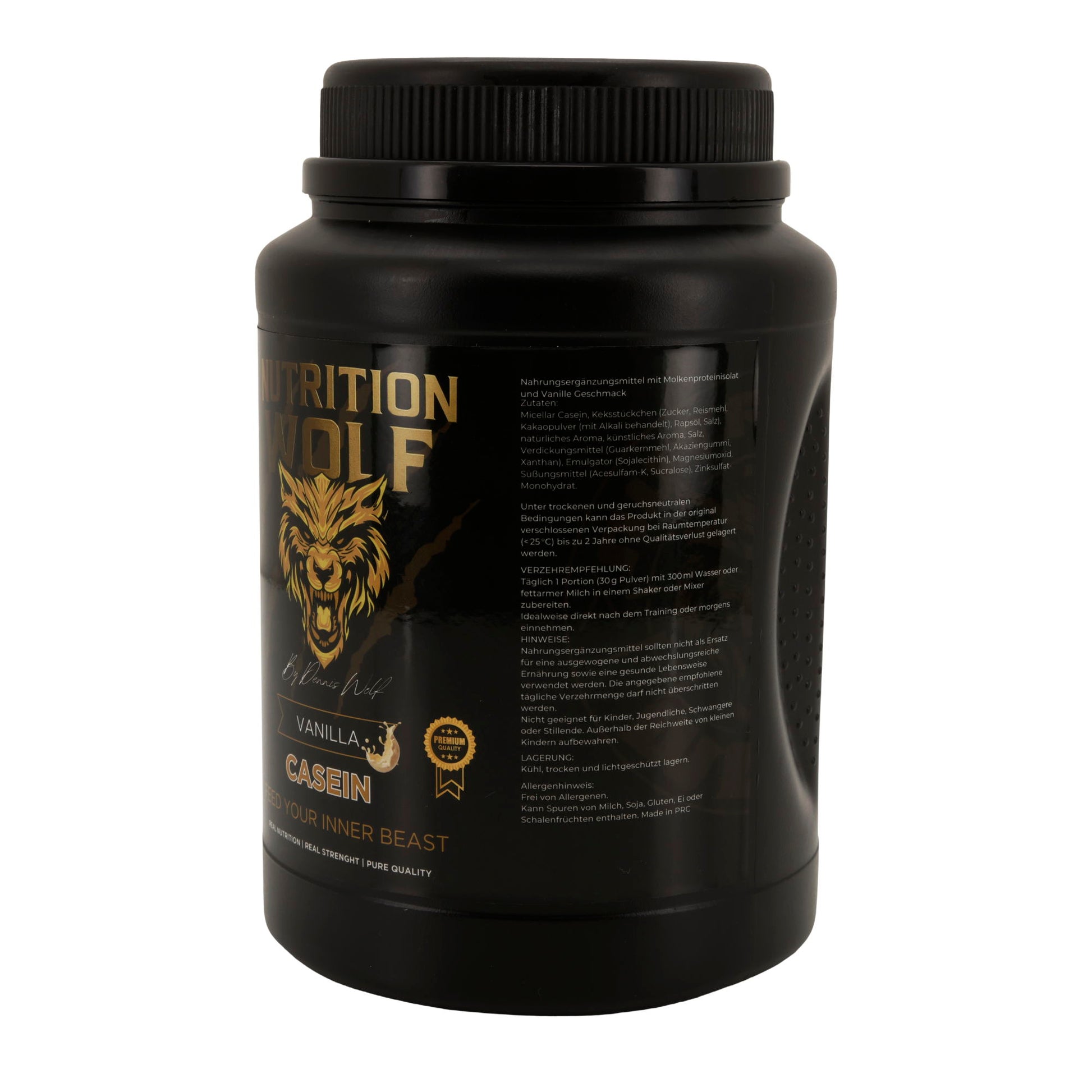 Casein Pulver 1000g Langsam verdauliches Protein für Muskelaufbau