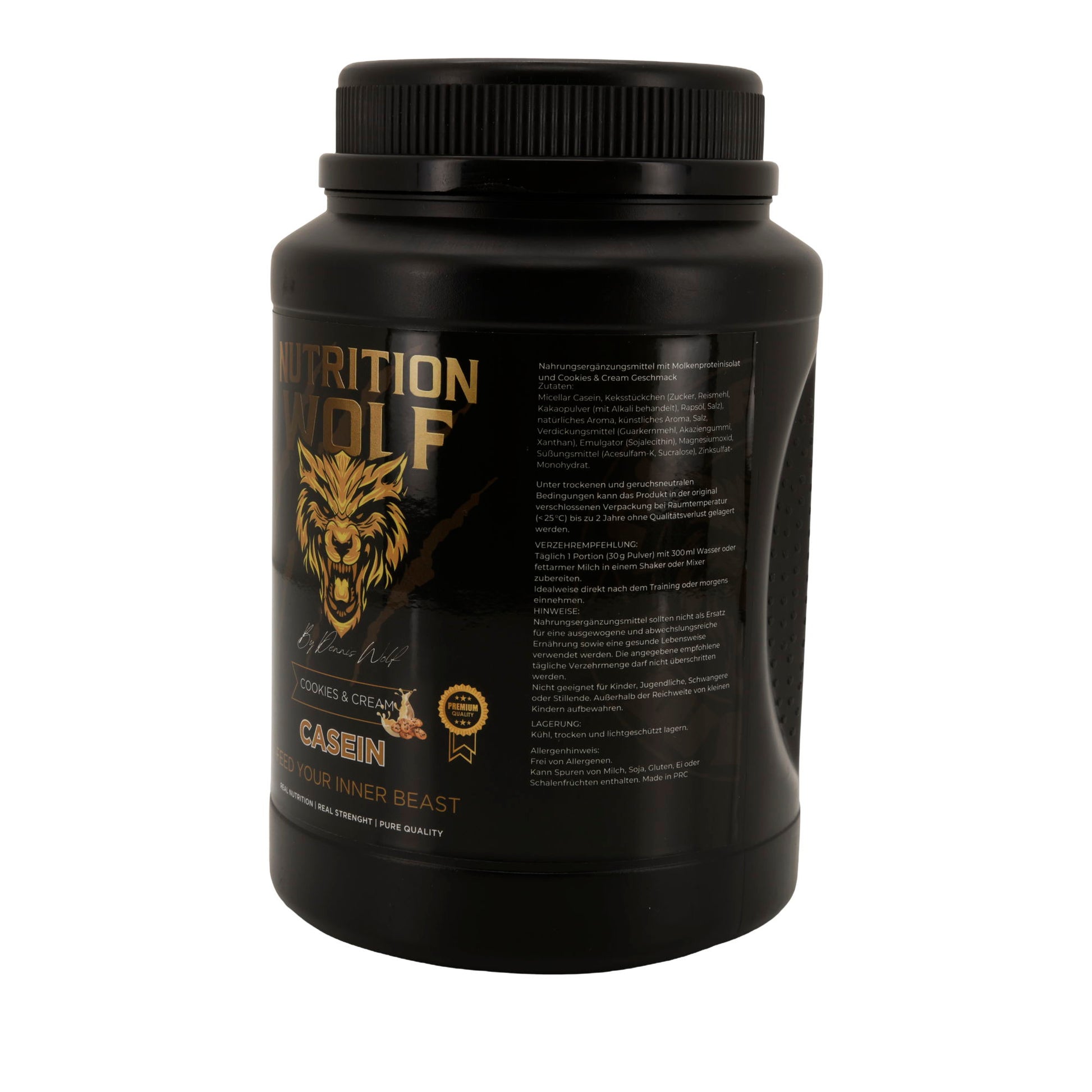 Casein Pulver 1000g Langsam verdauliches Protein für Muskelaufbau