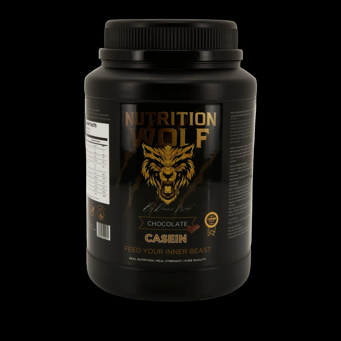 Casein Pulver 1000g Langsam verdauliches Protein für Muskelaufbau Schokolade