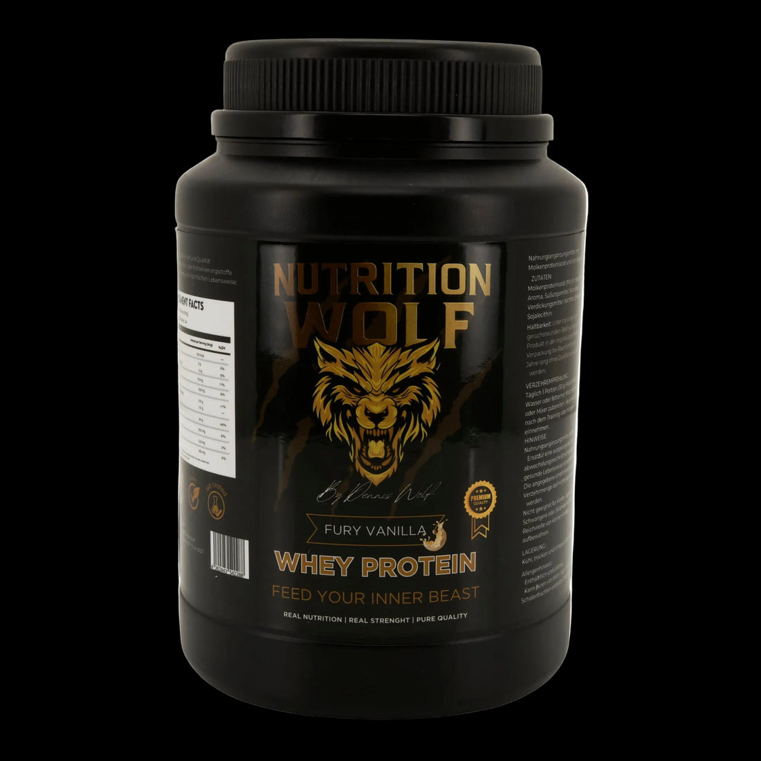 Nutrition Wolf Whey Protein 1000 g Fury Vanilla