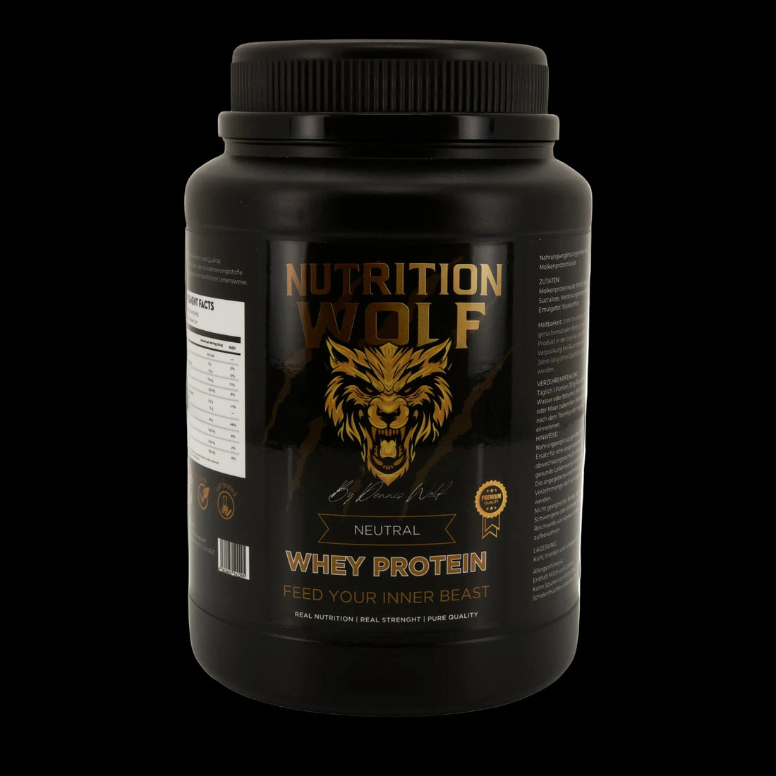 Nutrition Wolf Whey Protein 1000 g Neutral
