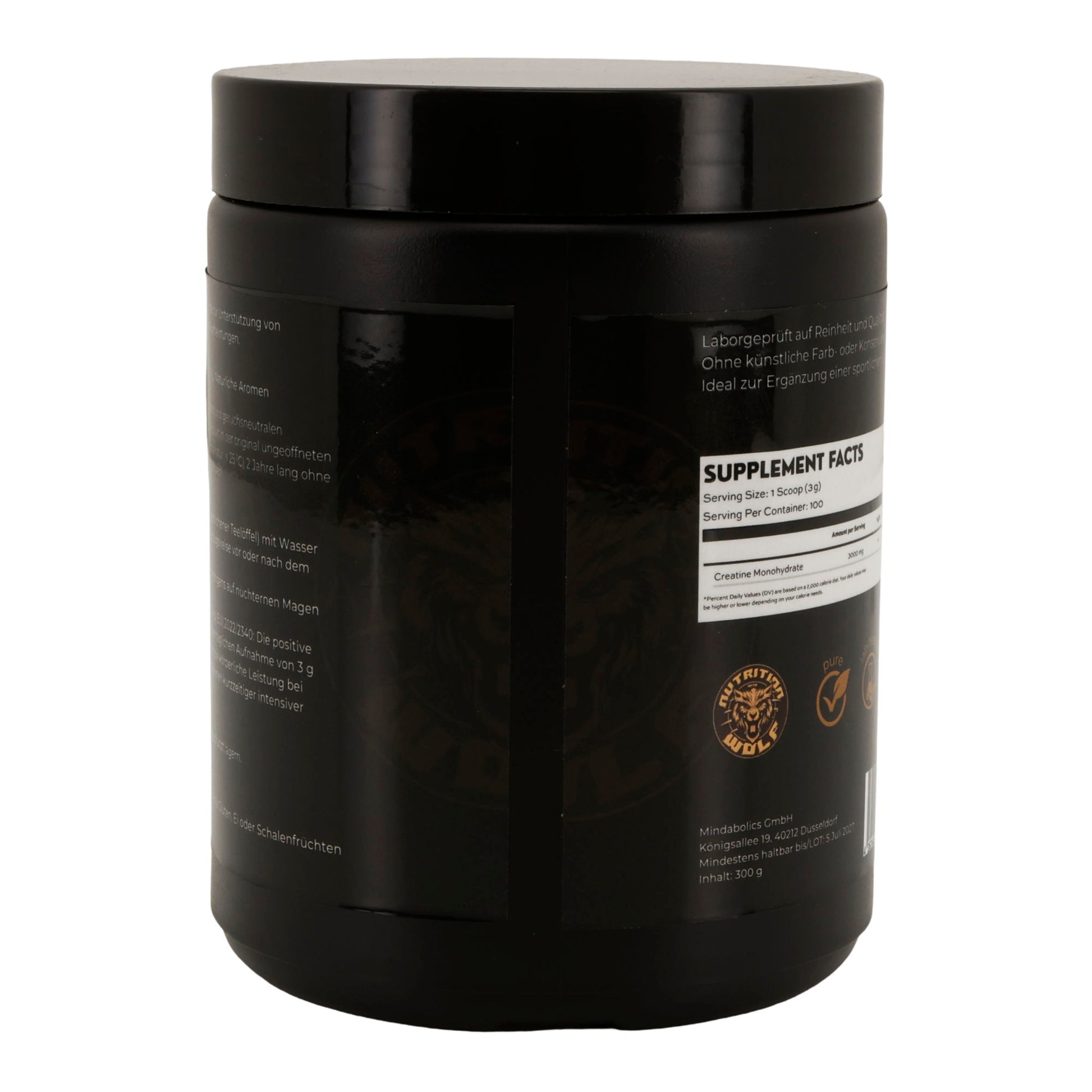 Creatine Monohydrate 300g Kraft, Leistung & schnelle Regeneration