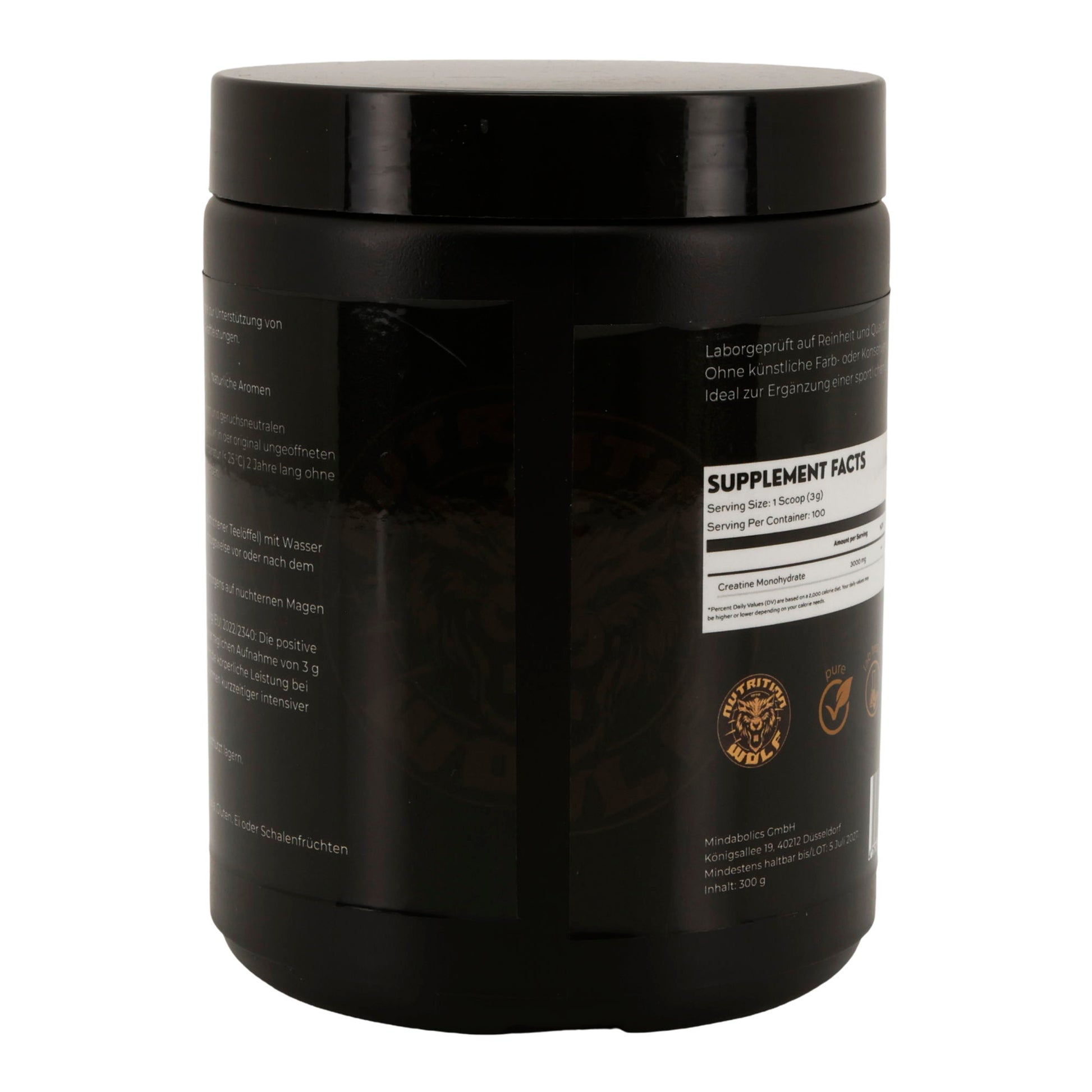 Creatine Monohydrate 300g Kraft, Leistung & schnelle Regeneration