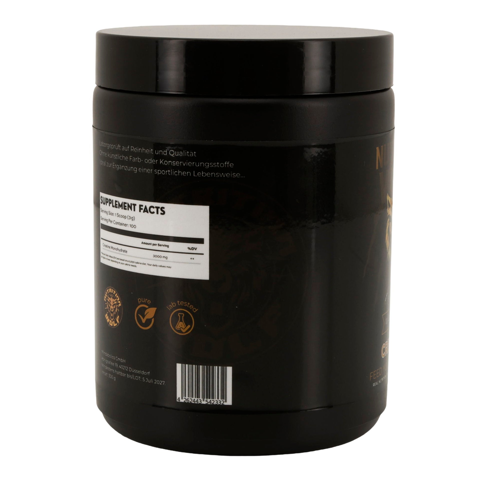 Creatine Monohydrate 300g Kraft, Leistung & schnelle Regeneration