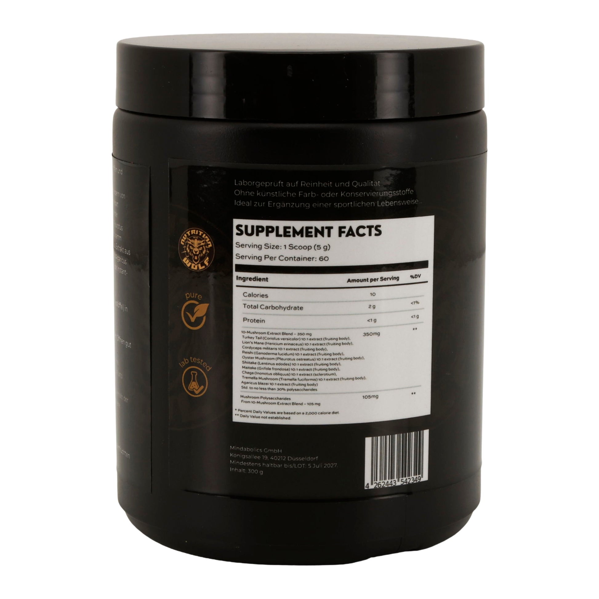 Mushroom Coffee 300 g – Adaptogene für Fokus, Energie & Balance