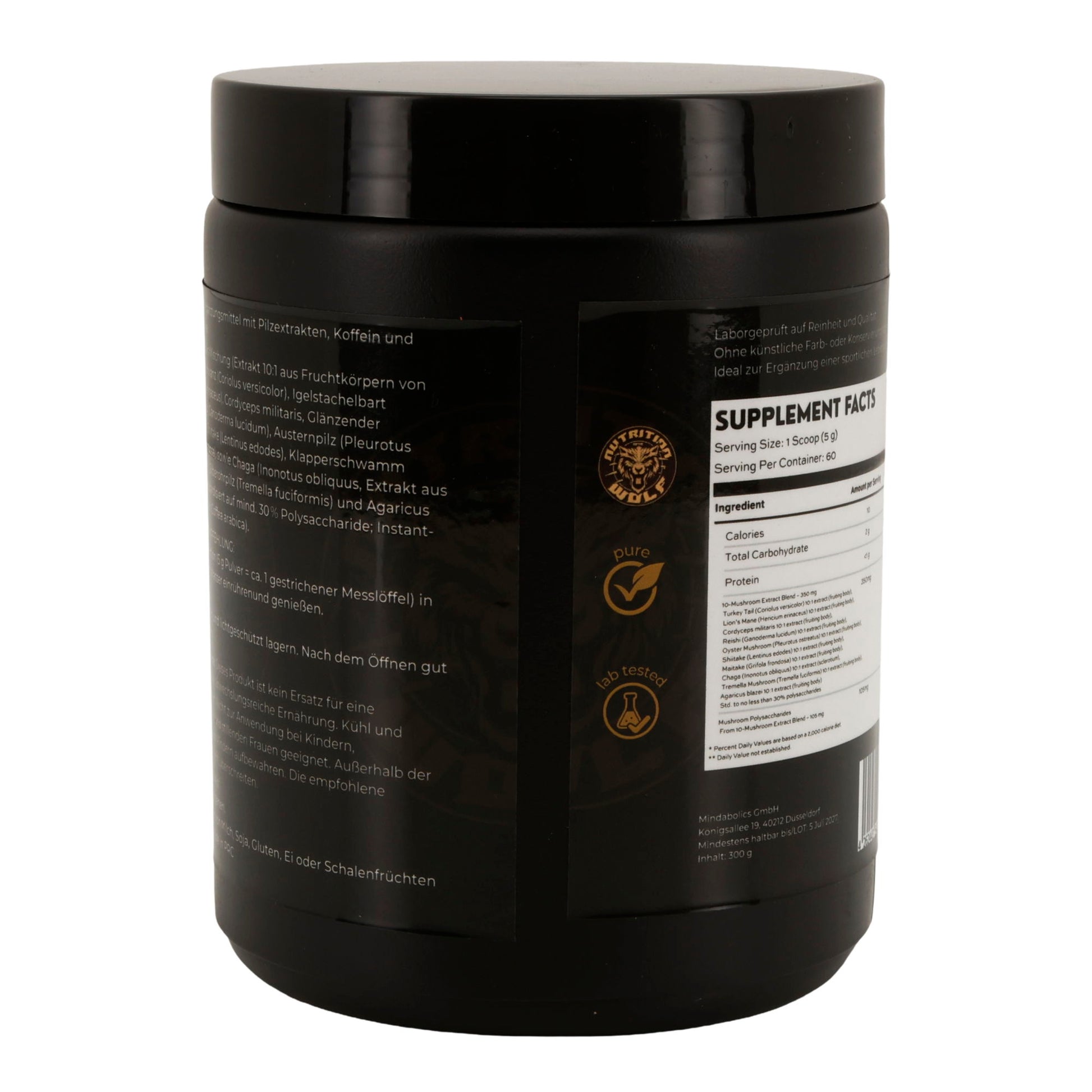 Mushroom Coffee 300 g – Adaptogene für Fokus, Energie & Balance