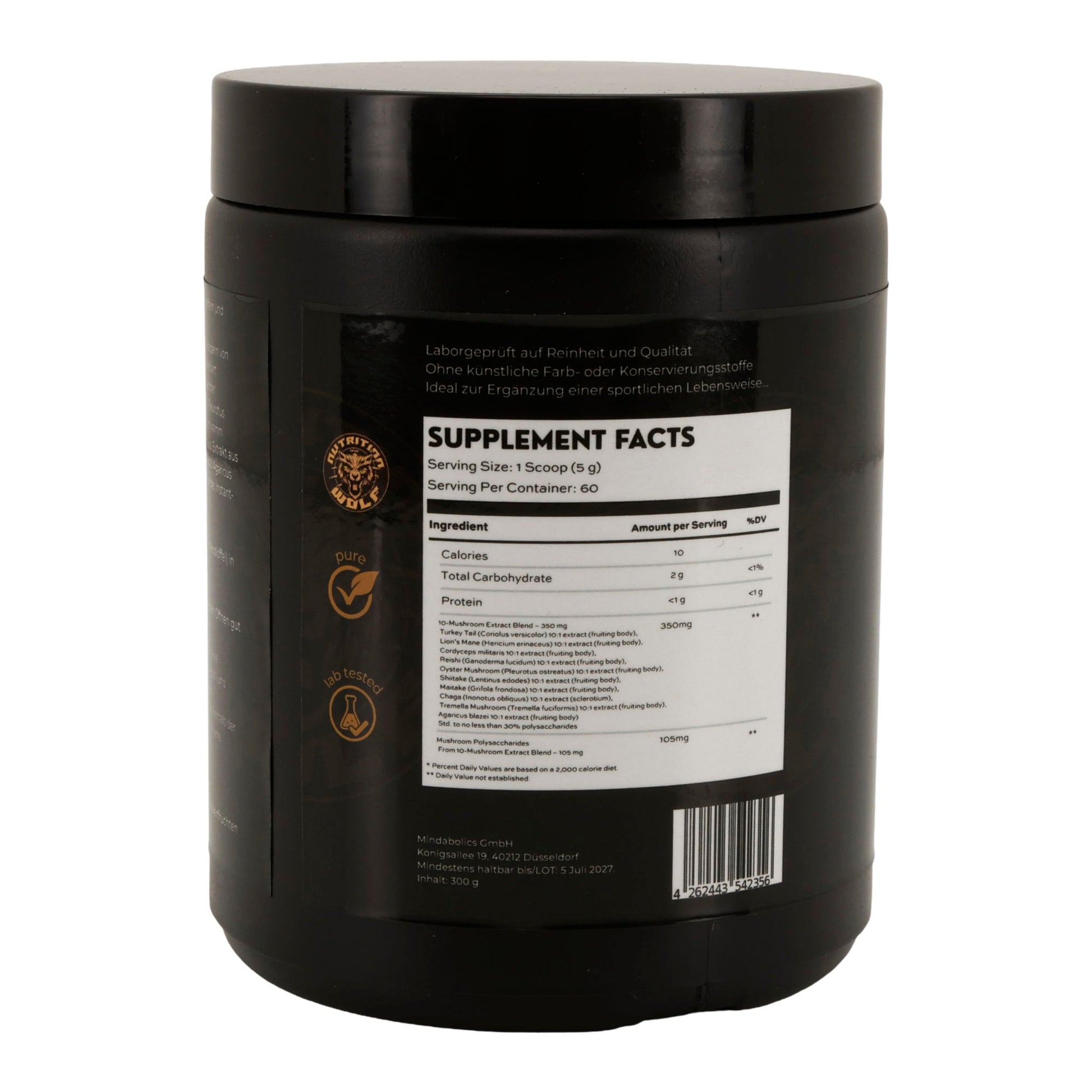 Mushroom Coffee 300 g – Adaptogene für Fokus, Energie & Balance
