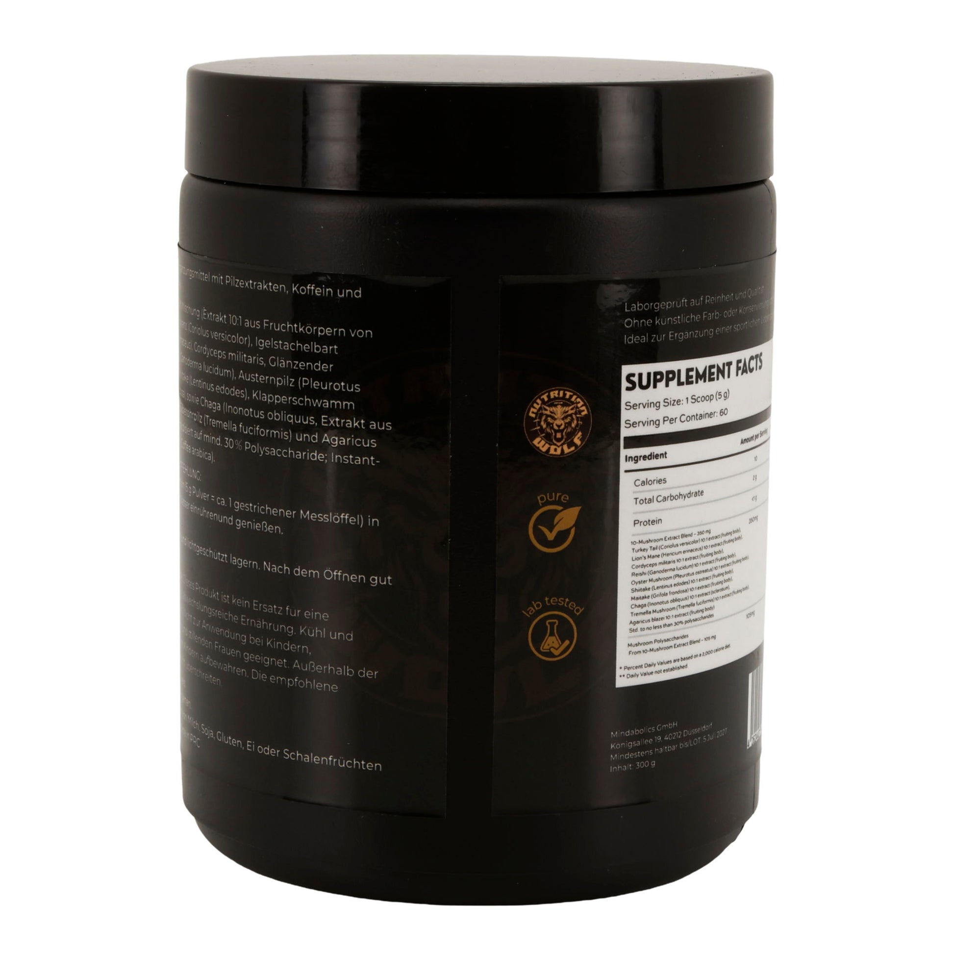 Mushroom Coffee 300 g – Adaptogene für Fokus, Energie & Balance