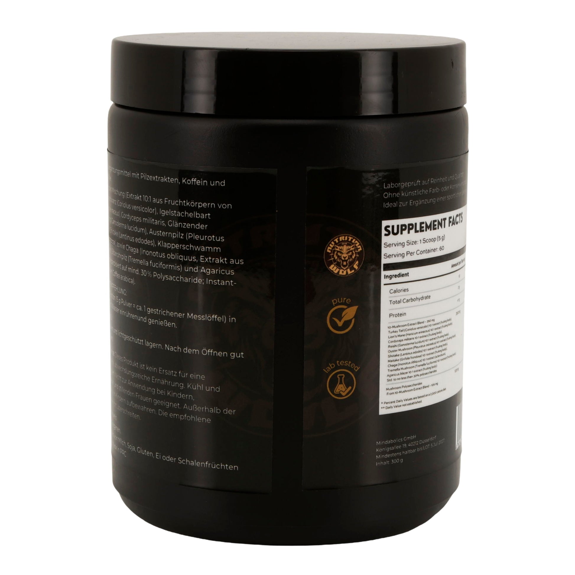 Mushroom Coffee 300 g – Adaptogene für Fokus, Energie & Balance