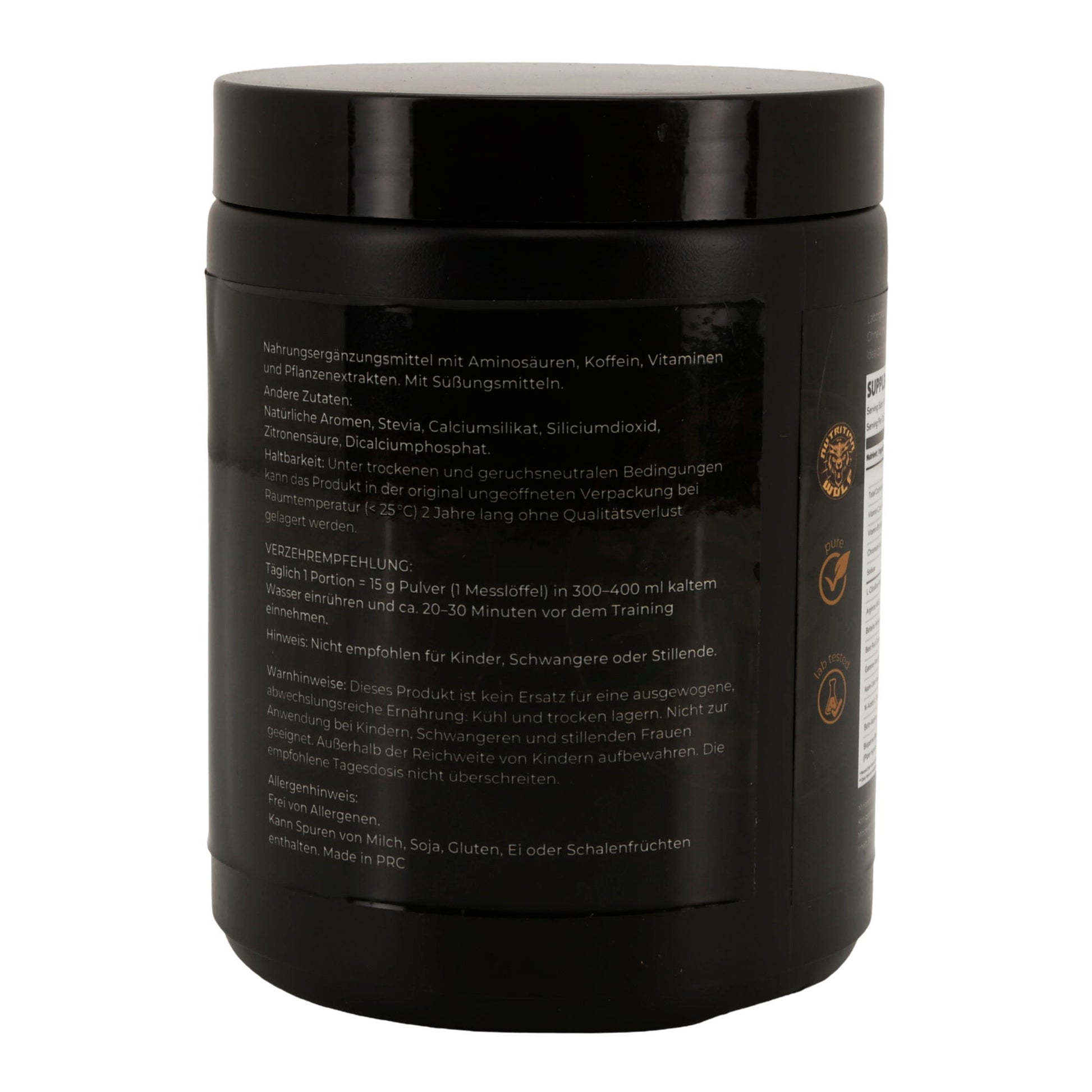 Pre-Workout Stimulant 300 g – Kreatin, Koffein & Beta-Alanin