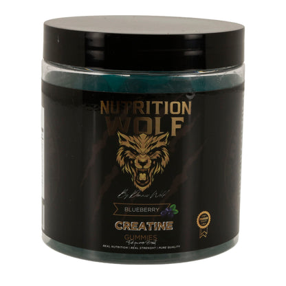 Kreatin Gummies 60-120 Stk – 5 g Creatin pro Portion, ohne Pulver Blaubeere