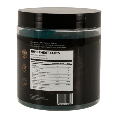 Kreatin Gummies 60-120 Stk – 5 g Creatin pro Portion, ohne Pulver
