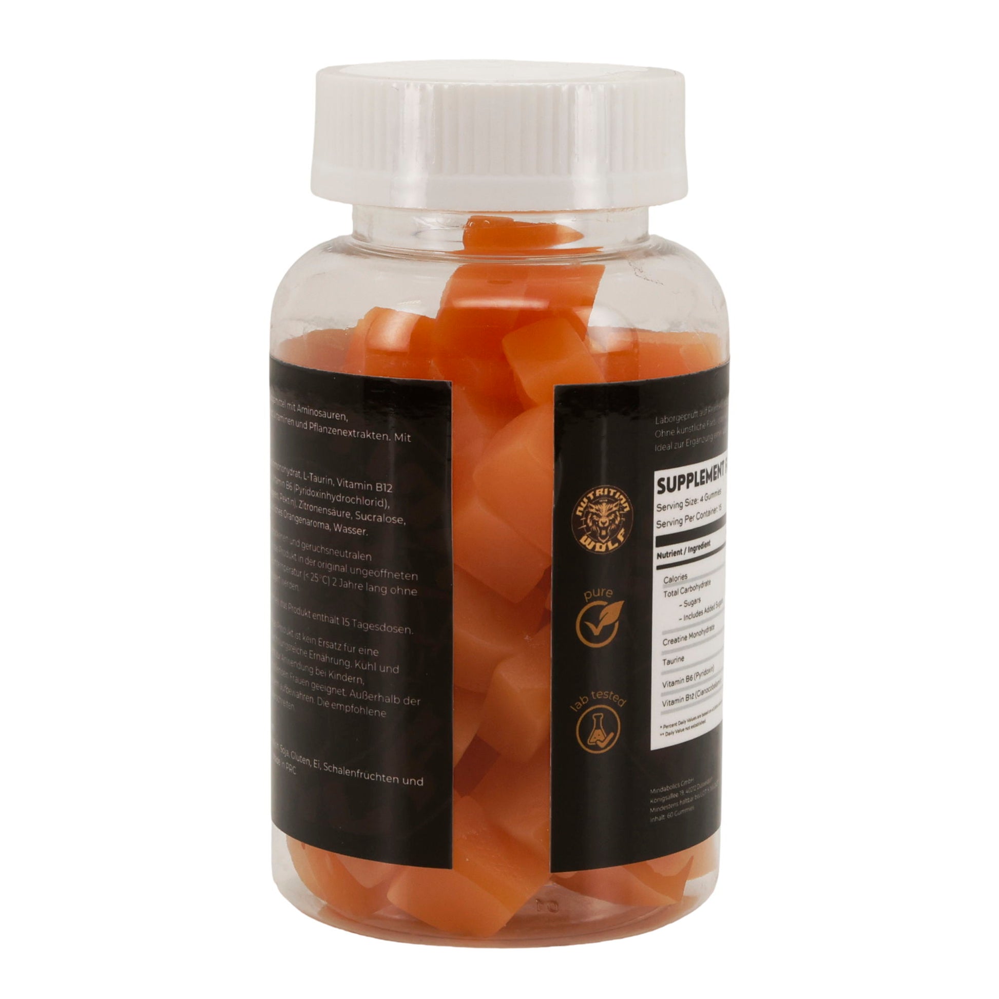 Kreatin Gummies 60-120 Stk – 5 g Creatin pro Portion, ohne Pulver