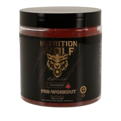 Pre-Workout 120 Gummies – Kreatin, Koffein & Beta-Alanin für Power Himbeere