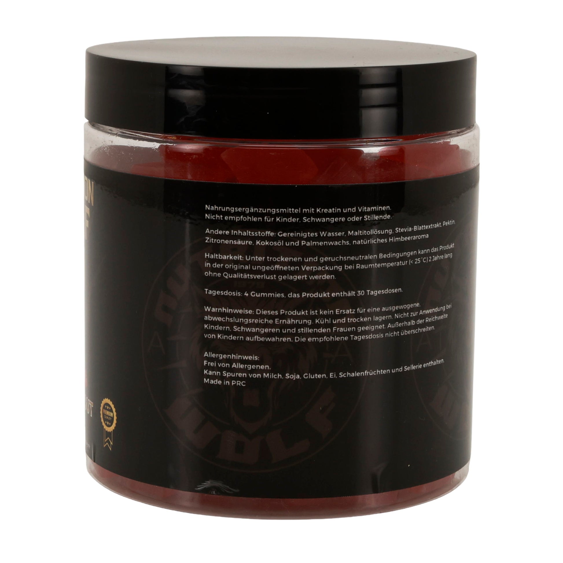 Pre-Workout 120 Gummies – Kreatin, Koffein & Beta-Alanin für Power