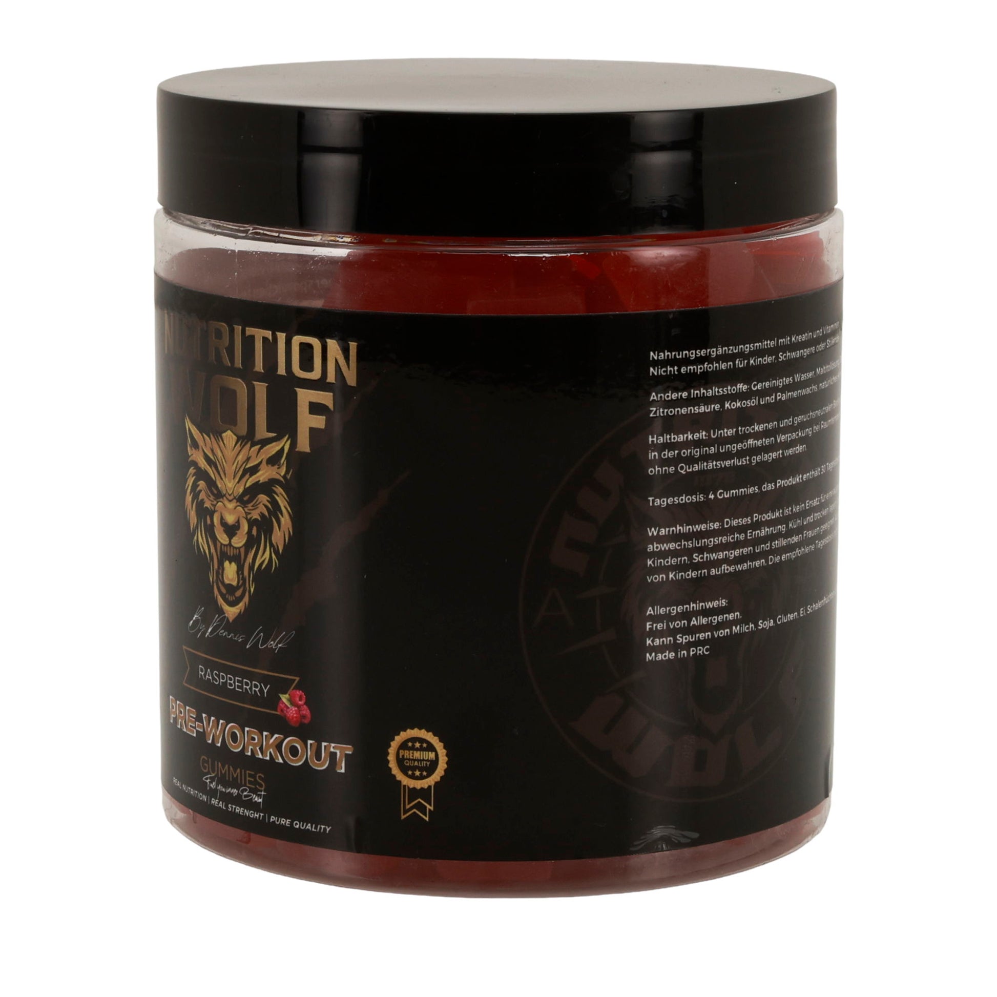 Pre-Workout 120 Gummies – Kreatin, Koffein & Beta-Alanin für Power