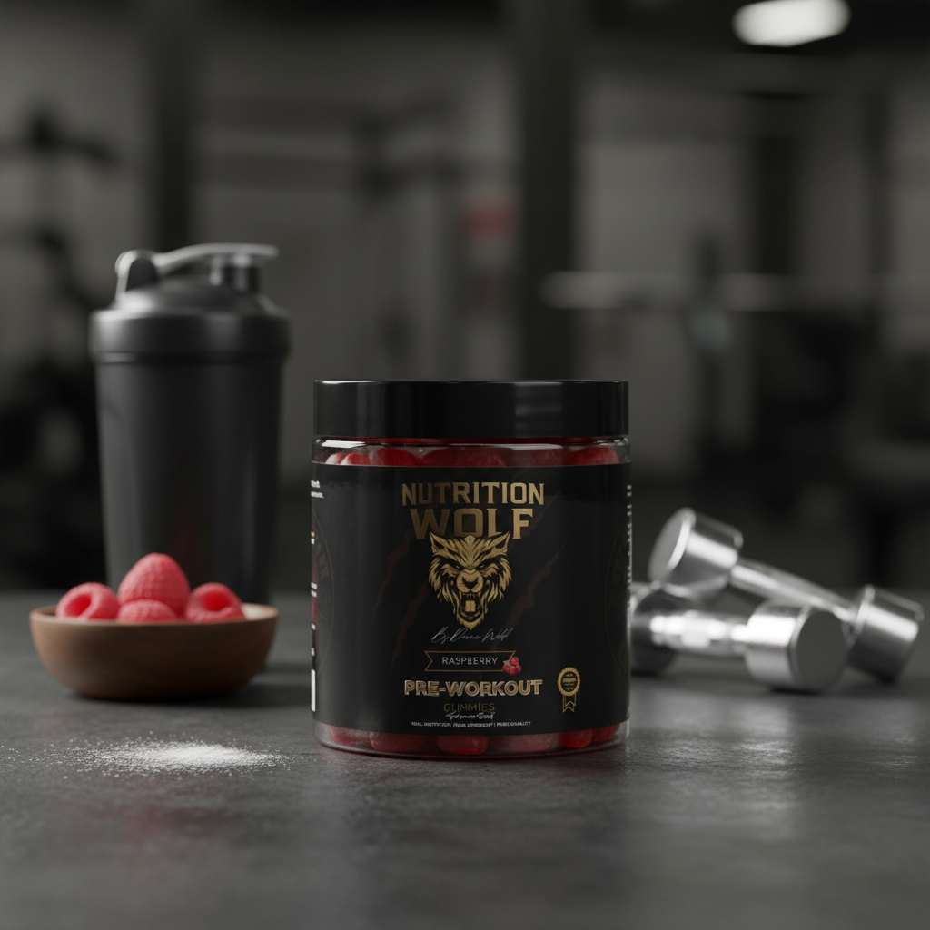 Pre-Workout 120 Gummies – Kreatin, Koffein & Beta-Alanin für Power – Inhaltsstoffe & Nährwerte