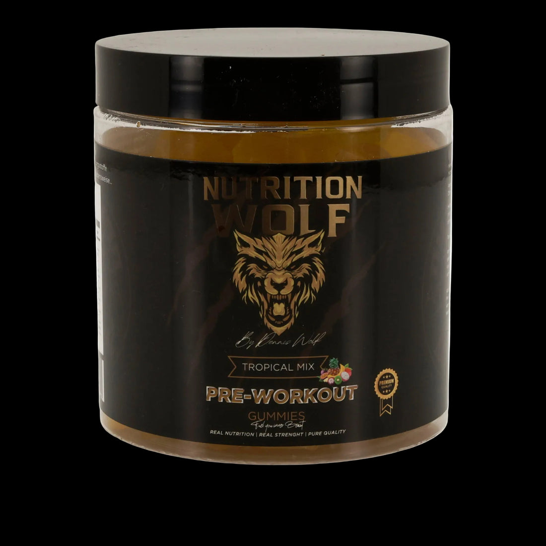 Pre-Workout 120 Gummies – Kreatin, Koffein & Beta-Alanin für Power Tropical Mix