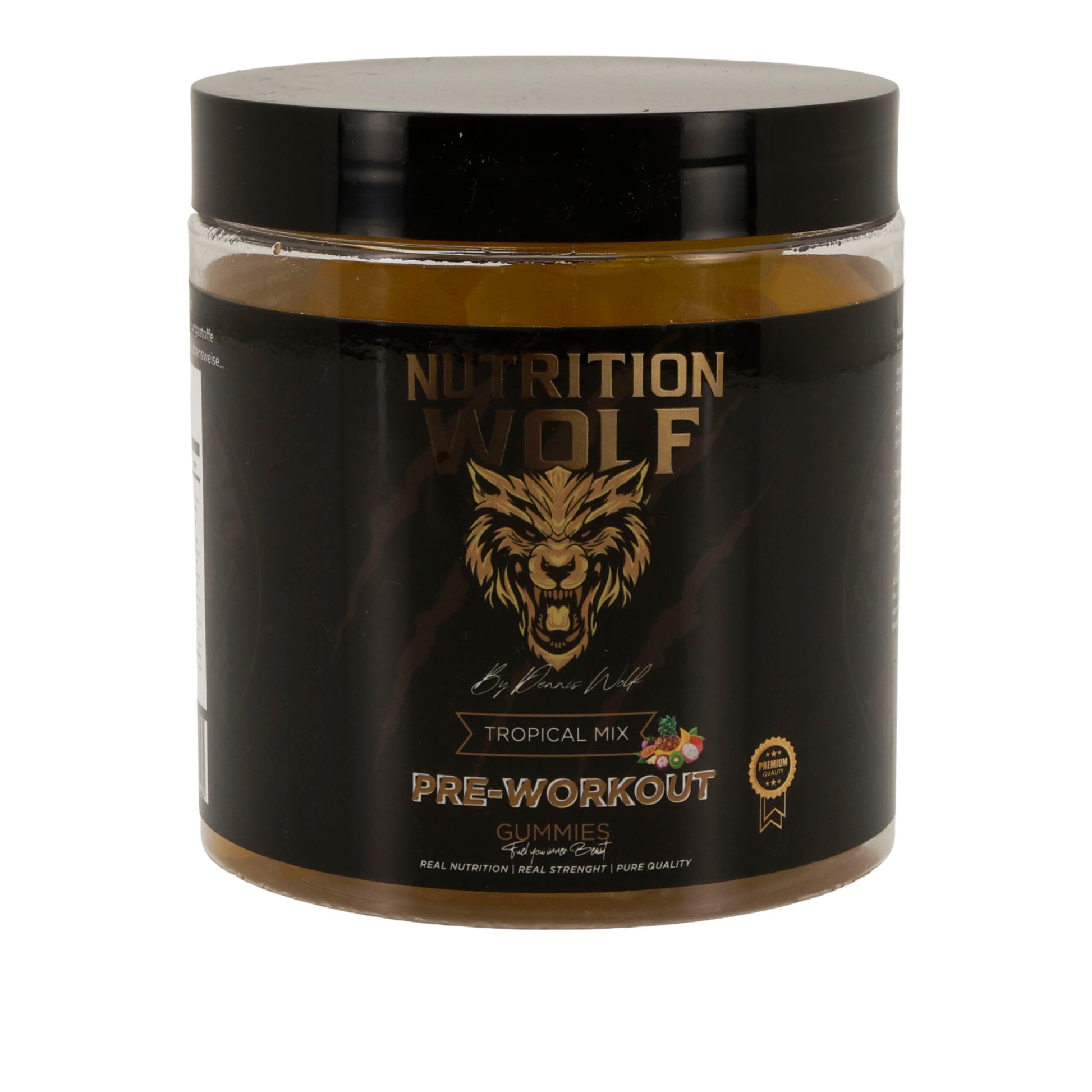 Pre-Workout 120 Gummies – Kreatin, Koffein & Beta-Alanin für Power Tropical Mix