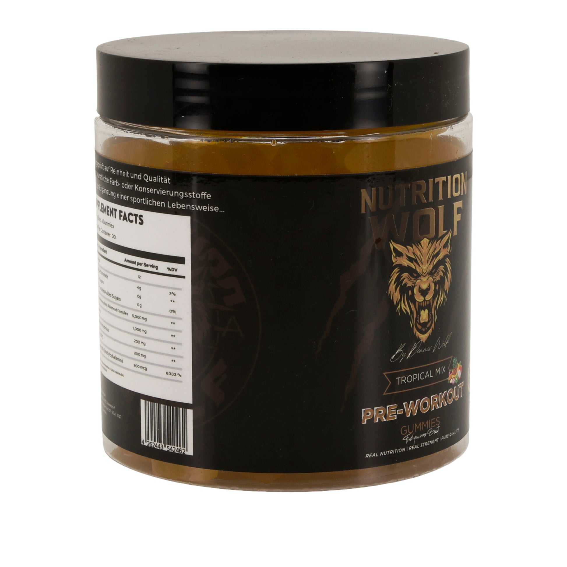 Pre-Workout 120 Gummies – Kreatin, Koffein & Beta-Alanin für Power