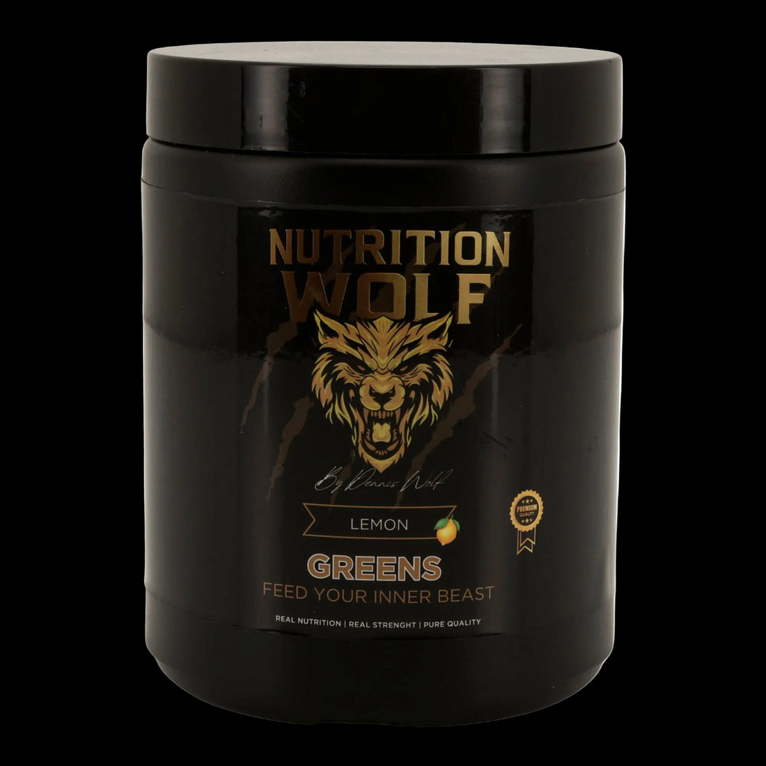 Greens Pulver 300 g, Superfood-Mix mit Spirulina & Antioxidantien Zitrone