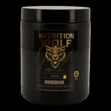 Greens Pulver 300 g, Superfood-Mix mit Spirulina & Antioxidantien Zitrone